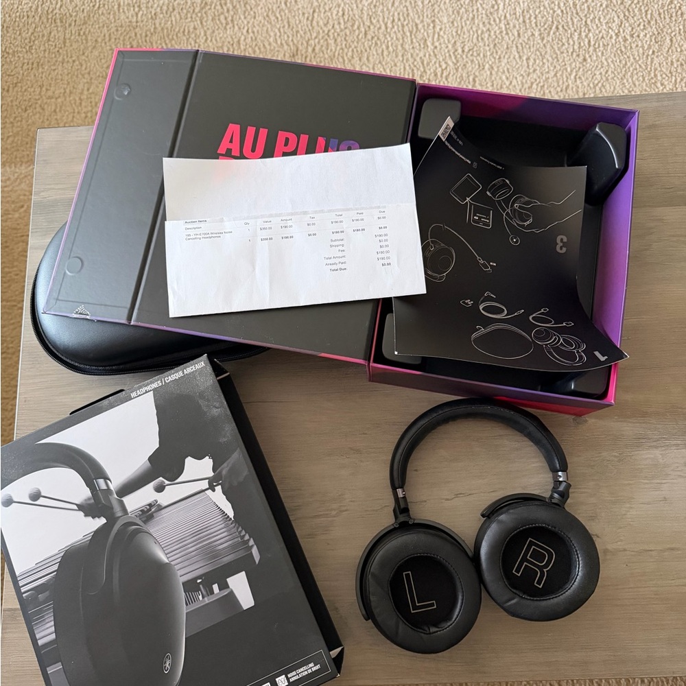 Yamaha Black Over-Ear Headphones